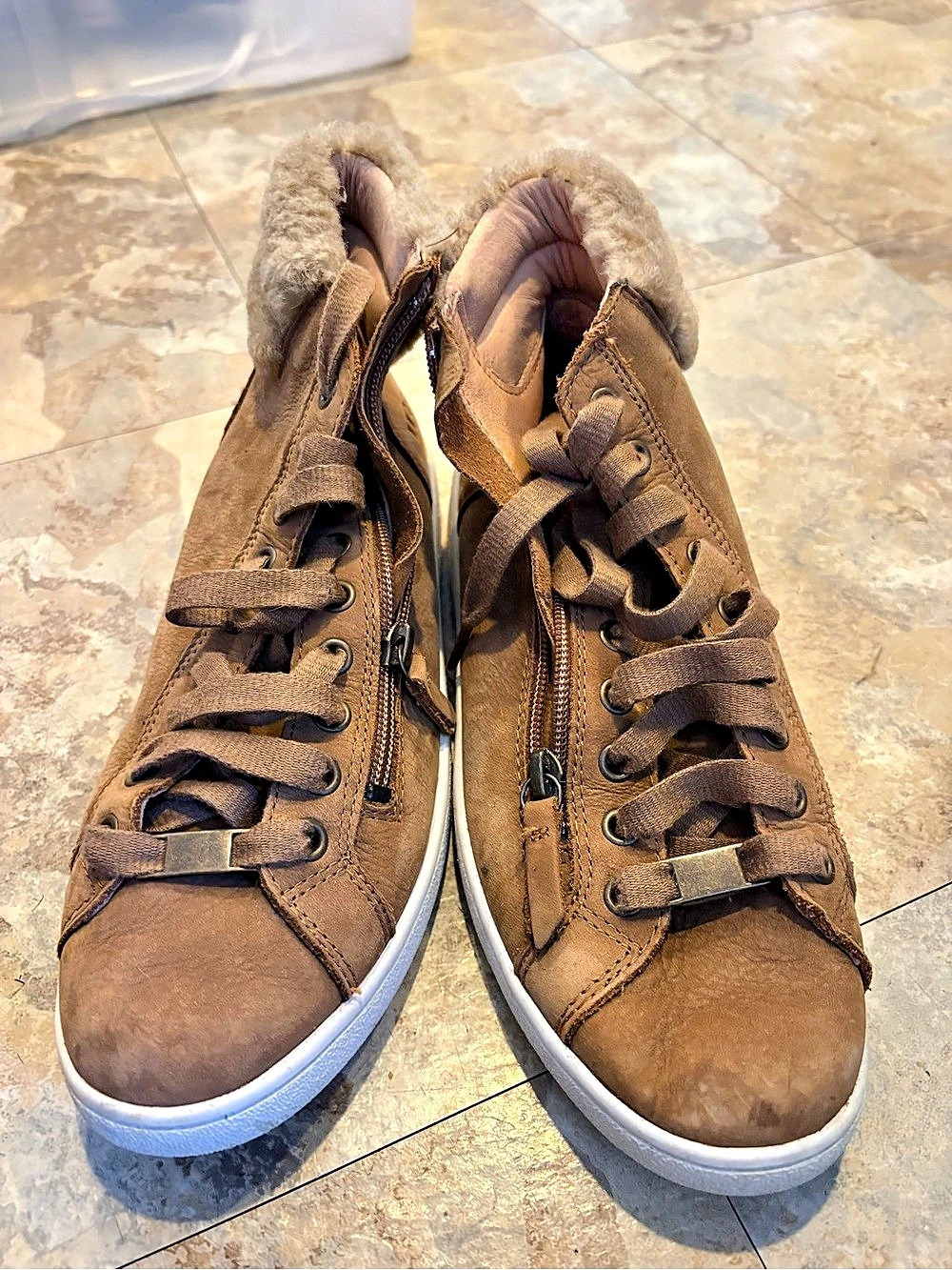 UGG Brown High Top Sneakers